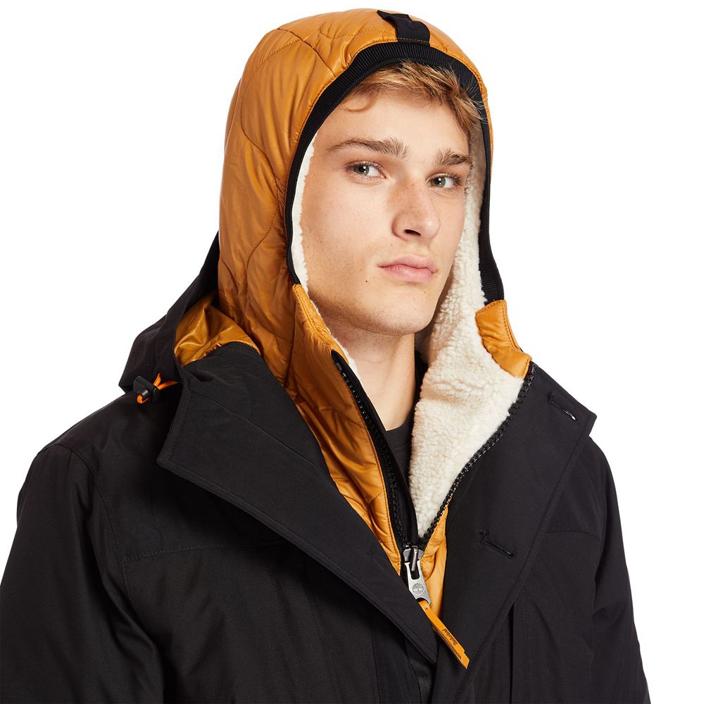 Timberland Μπουφαν Ανδρικα Μαυρα - Outdoor Heritage Ecoriginal Parka With Dryvent™ Technology - Gree